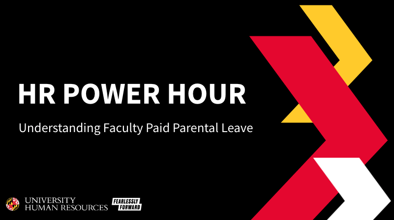 HR Power Hour Faculty Parental Leave Cover