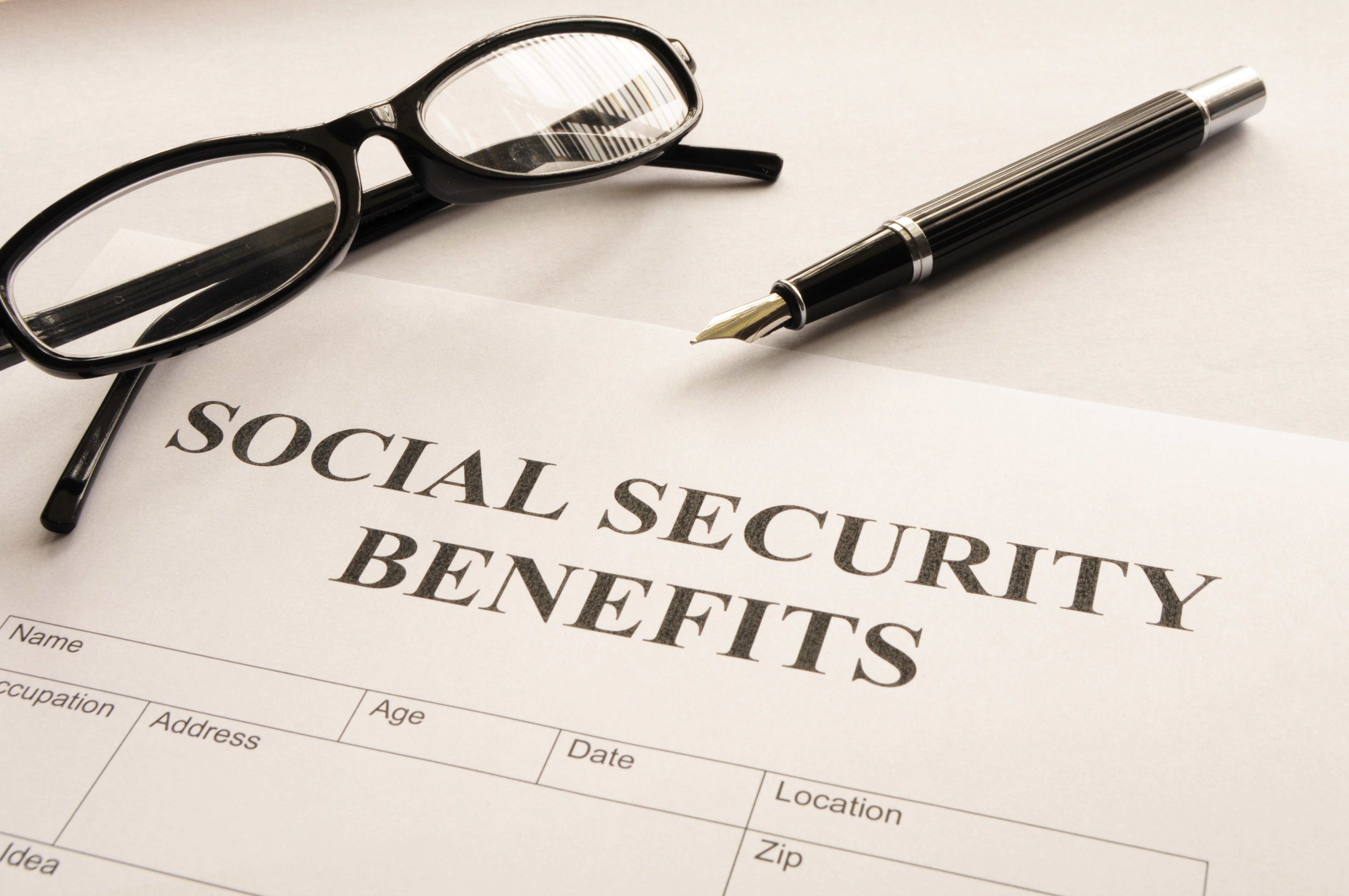 paper with title of social security benefits